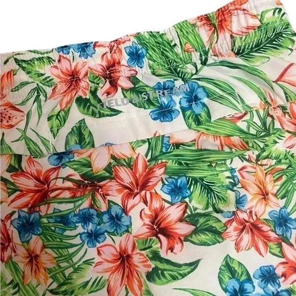 Field & Stream Tropical Floral Lightweight Beach Resort Shorts Mens size 2XL - Picture 5 of 13